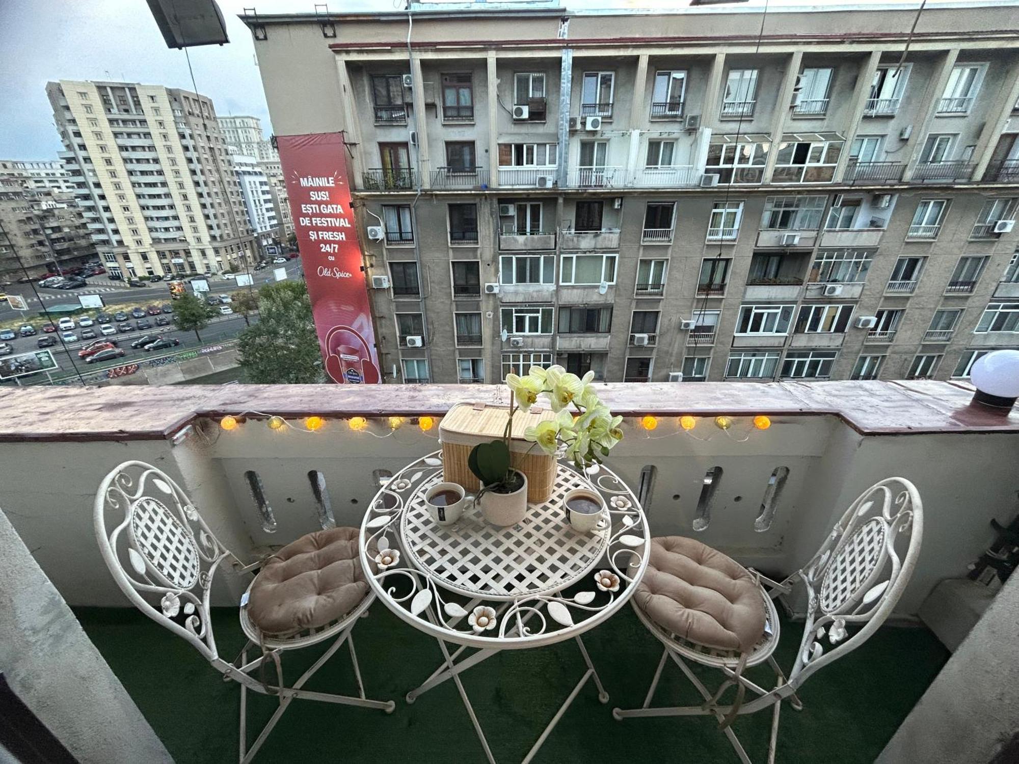 Panoramic Terace Victory Boutique Apartment Bucharest Exterior photo